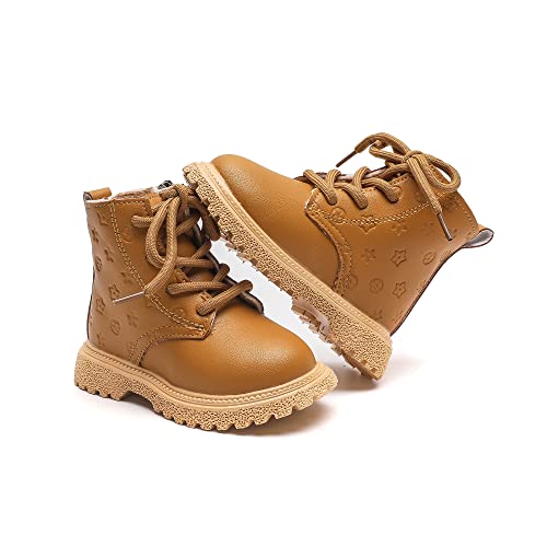 Komfyea Boys And Girls Lace Up Casual Outdoor Hiking Ankle Boots(Toddler/Little Kids)2