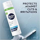 2 X 200ml Shaving Gel for Men - Soothing Formula, Ideal for Sensitive Skin Type - Clear Gel, Gentle Men's Shave gel With Soft Aftershave KRISP Towel (Packaging may vary) - Image 4