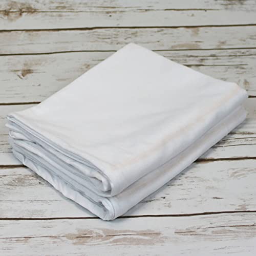 Interfit Knitted Fitted Stretch Pillowcases (Pair) Housewife Style Fold Over End, White, 48 x 72 cm - Image 2