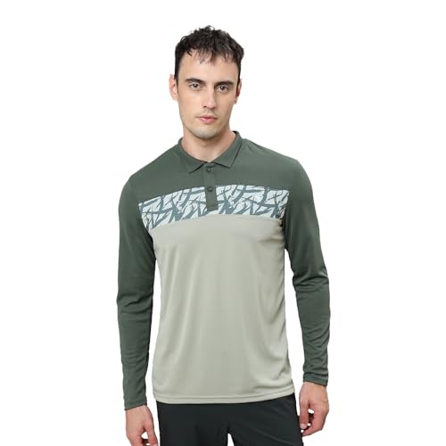 Image of TECHNOSPORT Men's 100% Polyester Slim Fit T-Shirt - (P710 P ) Pack of 1