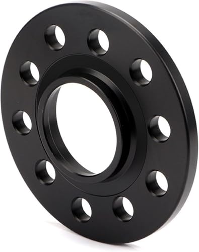 Entretoises de roue 5x112 CB 66.5mm noires de 12mm pour Mercedes Benz
