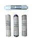 The Water Filter Men Système de Filtre à Osmose Inverse Lot de filtres (4 filtres/annuel de Remplacement de filtres à Eau RO)