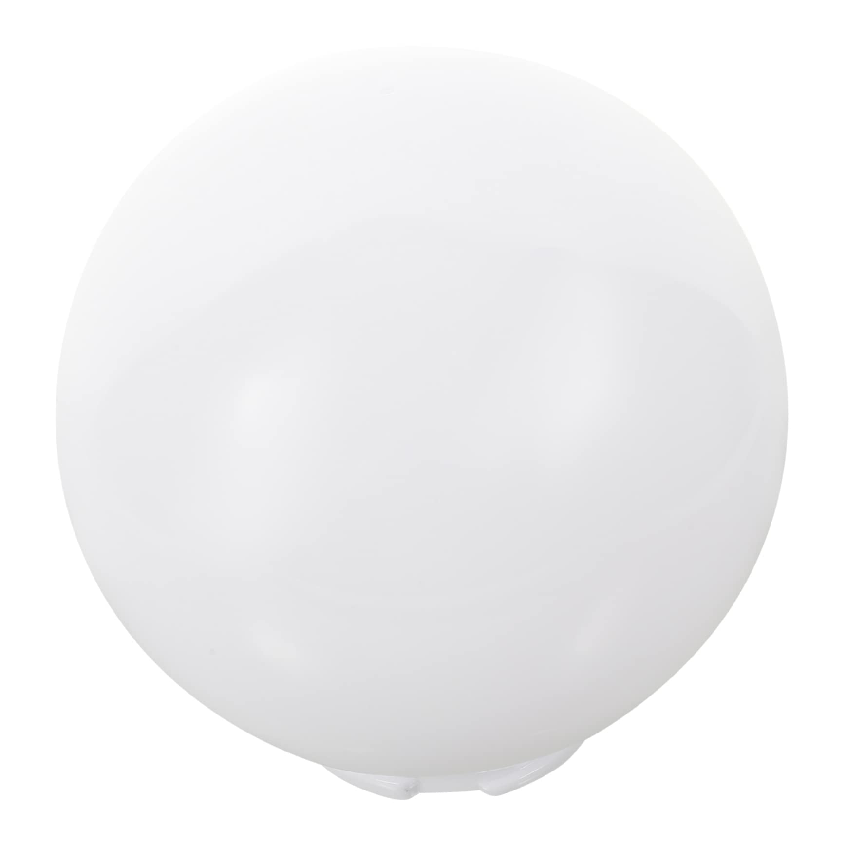 Toddmomy 20CM Milky White Acrylic Lamp Globe Replacement Round Light Cover Outdoor Street Lamp Shade Decorative Ball Lampshade for Porch Patio Floor