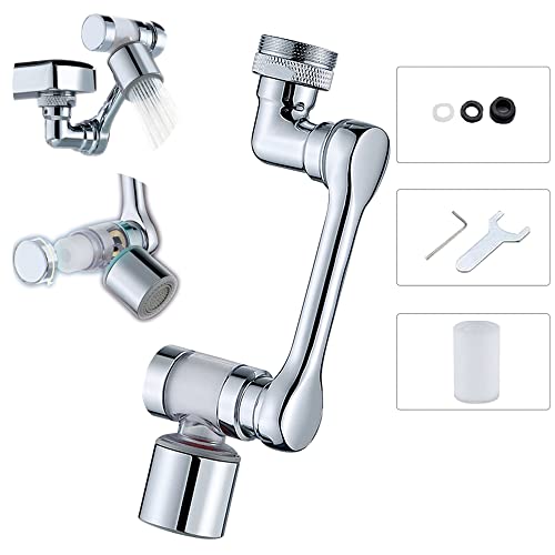 OrangeClub Robinet de filtre à pulvérisation rotatif à 1080 ° pour robinet de cuisine salle de bain robinet (robinet) Cover