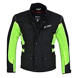 Material: chaqueta de cordura para moto, bicicleta, correr y tiempo libre
