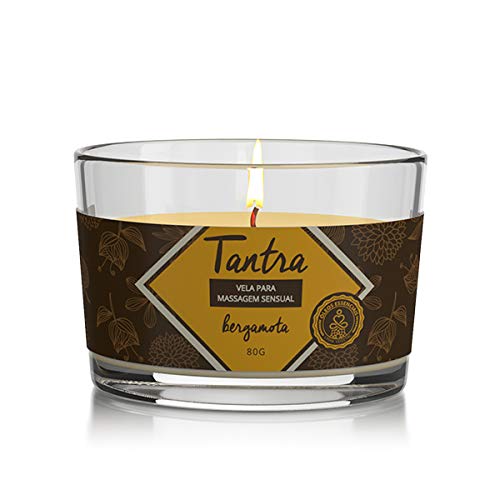 Vela Para Massagem Sensual Tantra Bergamota - 80g