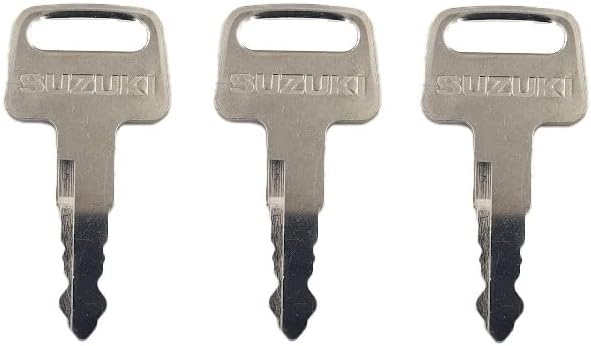OEM Suzuki Replacement Ignition Key #931 37141-99E00 3 Pack for Suzuki Outboard Motors