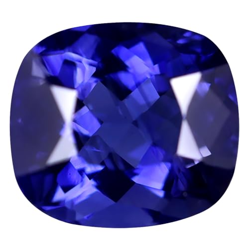 Iolite gemme loose de Ceylan 1.60 ct coussin bleu naturel non chauffé pour bijou