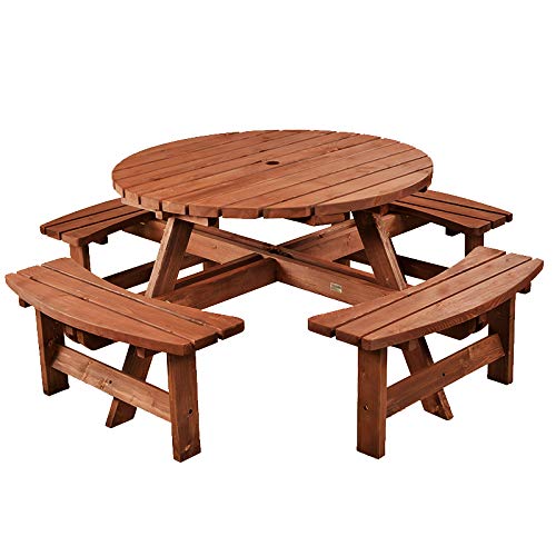 Round Wooden Garden Table And Chairs / Hlyofg5rtmepem - We've got loads