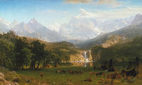 Lienzo decorativo de Albert Bierstadt con acabado artístico premium de 60x90cm