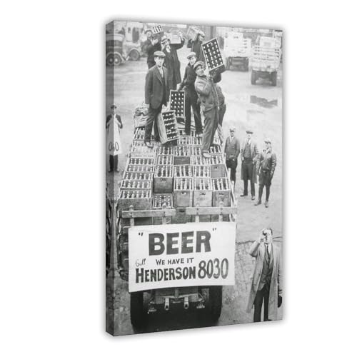 Impression sur toile The Prohibition Ended pour habiller un grand mur blanc de bureau