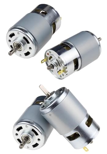 Moteur à courant continu 12V24V couple élevé axe en D 775