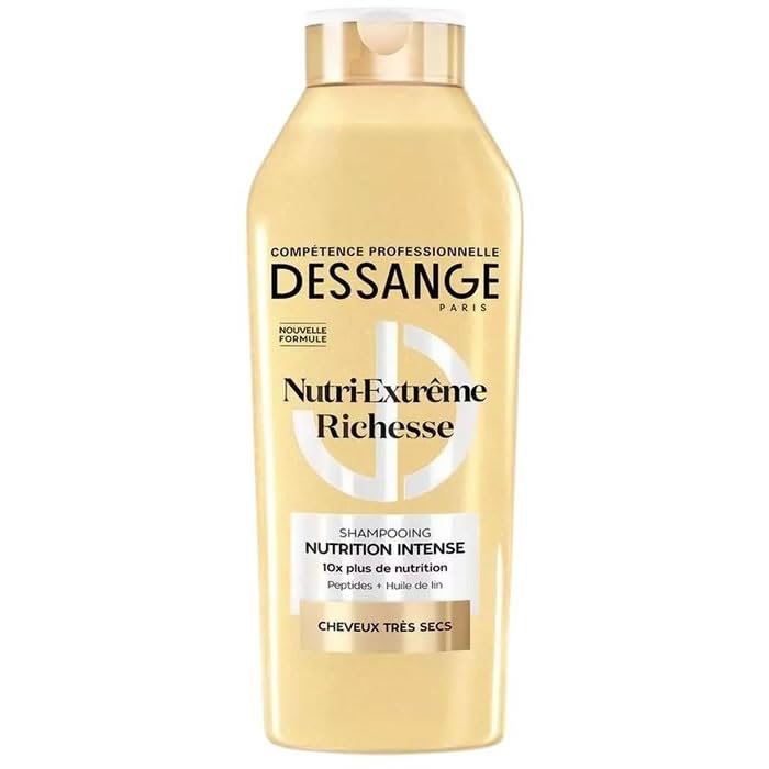 Shampoing DESSANGE Nutri-Extrême Richesse soin nutrition huile de lin cheveux secs 280ml