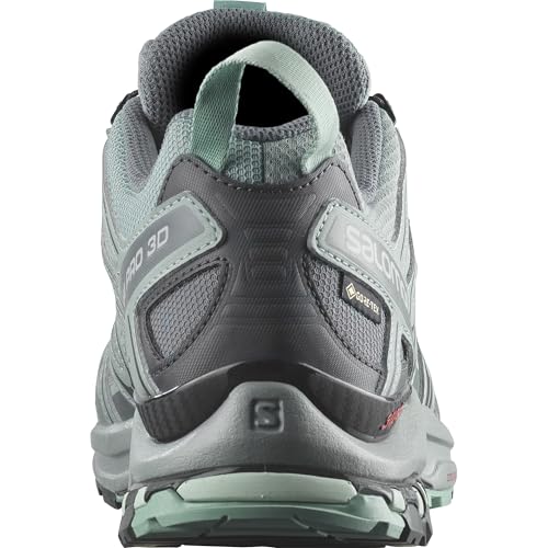 Salomon Women’s XA PRO 3D Gore-Tex Waterproof Trail Running Shoes - Lead/Stormy Weather/Meadowbrook - 9.5