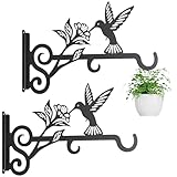 Qiaogreen 2-Pack Aesthetic Plant Hangers Outdoor – 10 Inch...