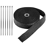 【 Super Isolation Thermique 】 Peut résister à une chaleur directe de 760 degrés Celsius / une chaleur intermittente de 1100 degrés Celsius, réduire la température sous le capot d'environ 50 à 70 % et améliorer la puissance de la voiture et de la moto, économisant ainsi la consommation de carburant.