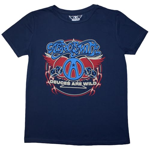 T-shirt Aerosmith Rainbow Spade Femme vêtement rock vintage noir