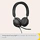 Jabra Evolve2 40 SE - Kabelgebundenes Stereo-Headset mit Geräuschunterdrückung und 3-Mikrofon-Technologie - USB-A-Kabel - für MS Teams zertifiziert, auch mit anderen Plattformen kompatibel - Schwarz