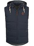 [page_title]-!Solid Dry Herren Weste Steppweste Outdoor Weste Mit Kapuze Und Stehkragen, Größe:M, Farbe:Insignia Blue (1991)