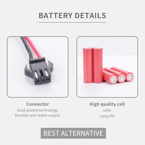 DGFTB RVBAT700 3400mAh Replacement Battery Compatible for Shark RV750,RV755, RV720,RV700 Vacuum (Attention:3-Prongs Connector) Robot Vacuum Cleaner Series Upgrade Capacity Batteries 14.4V 3400MAH by DGFTB - Image 6