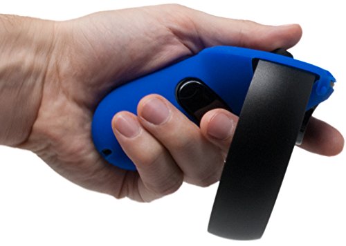 Controller Skin for Oculus Touch v1 by Asterion Products - (NOT for New Quest/Rift-S) Premium Gel Shell silicone protection covers featuring Low-Profile Friction Studs (set of 2) BLUE