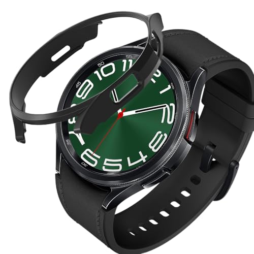 Full Coverage Resistant Anti-Dirt Portable Easy to Install Back Protective Soft TPU Case Cover Skin Compatible with Samsung Galaxy Watch 6 Classic 47mm LTE SM-R965U