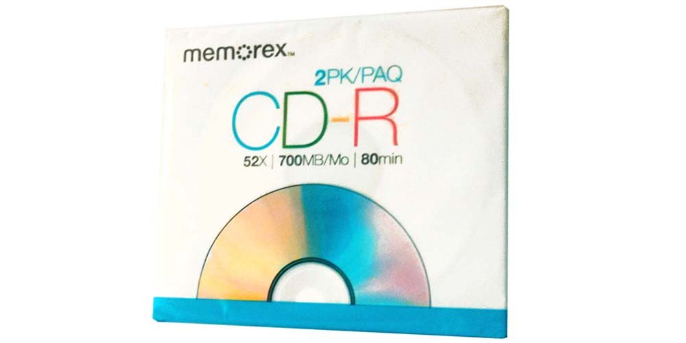 CD-R 2pk/1 case - 52x - 700mb - 80 MIN