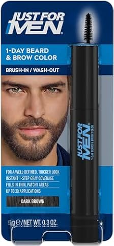 Just For Men Retusz brwi i brwi, ciemnobrązowy, 30 appl.