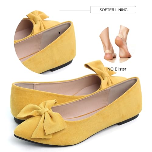 Image of Dear Time Women's Ballet Flats Dress Ballet Shoes Slip on for Office Work Comfortable Shoes