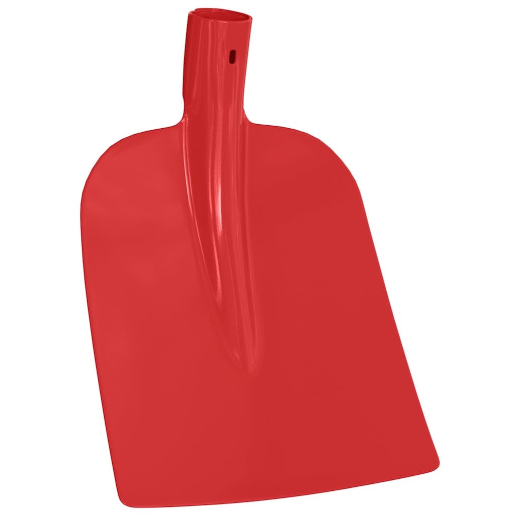 Pala de acero recubierto de polvo rojo, 32 x 24,5 cm, 4 piezas de pala de jardín para tierra, arena, excavación, jardinería al aire libre, camping, paisajismo, herramienta versátil