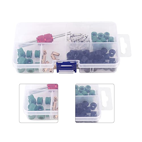Kit surtido de herramientas de extracción de núcleo de válvula de aire acondicionado automático (10 núcleos de válvula + 50 juntas de manguera + 10 válvulas + 1 herramienta de extracción)
