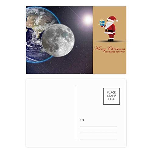 Cartes postales Père Noël Blanc Blue Earth lot de 20 pièces pour vœux