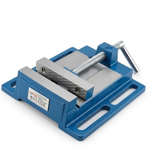 KATSU Étau pour Perceuse à Colonne 4' 100mm Pilier Banc Perceuse Étau pour l'Entretien des Machines de Fraisage d'Atelier (Plage Budgétaire) 40227540
