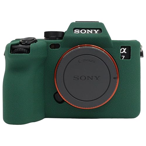 Funda de silicona para cámara Sony A7R V/A7 V verde