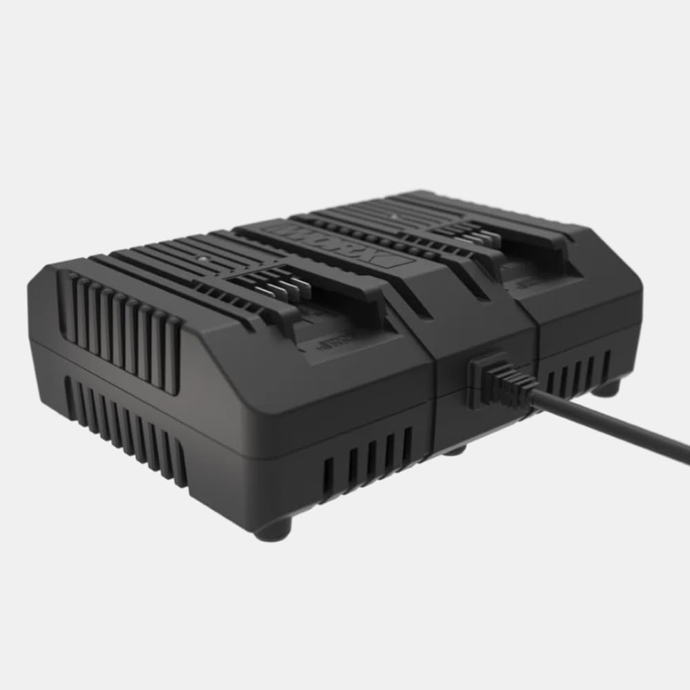 WORX WA3883 caricatore 20V doppio rapido da 2Ah + 2Ah -100W