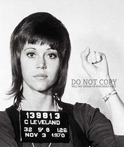 Poster Jane Fonda 11x13 photo vintage 1970 Cleveland art print