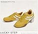 LUCKY STEP Women's Fashion Sneakers Thin Sole Casual Shoes Faux Suede Nylon Lightweight Athletic Classic Footwear Walking Tennis Gym Workout(Yellow/White,9)