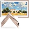 Marco Deco de 55" Solo para TV Samsung The Frame y Pro (Aplica para 2021-2026, LS03A, LS03B, LS03C, LS03D, LS03FA, LS03FW, LS03HE, LS03HW), Estilos modernos y minimalistas en aleación, instalación fácil, marcos intercambiables para decoración del hogar 2