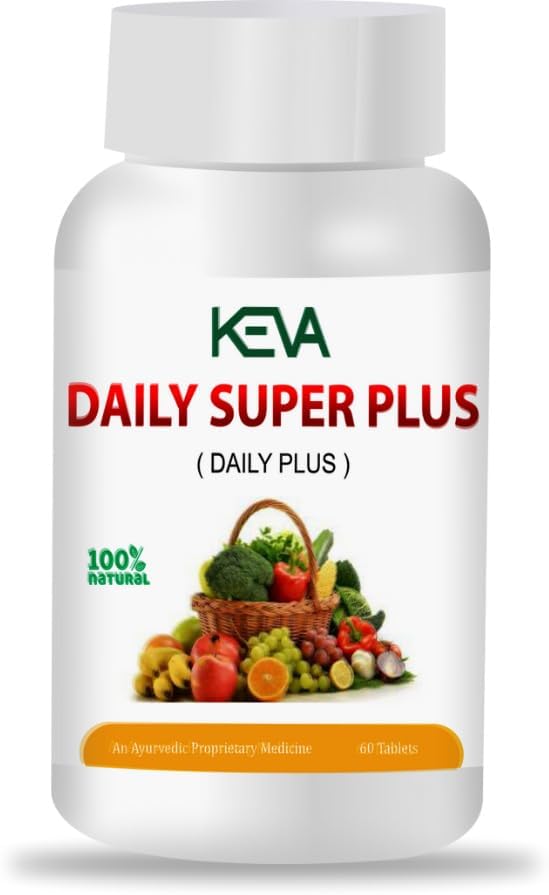 Keva Daily Super Plus Tablets for Nutritional & Daily Protein (Pack Of 1 (60 Tablets))-image-0