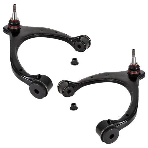 Image of Detroit Axle - Front End Suspension Kit for 2014-2018 Chevrolet Silverado 1500 GMC Sierra 1500 Suburban Tahoe Yukon XL Cadillac Escalade, Upper Control Arms with Ball Joint Outer Tie Rods Sway Bars