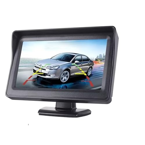 Caméra de recul numérique MJDOUD avec écran HD 4,3 pouces pour stationnement camion 12-24V