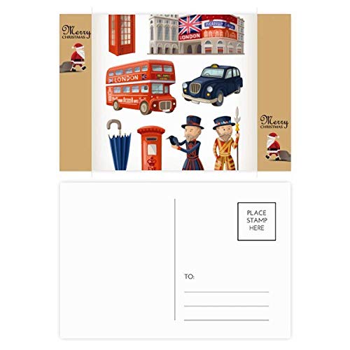 Cartes postales cabine téléphonique rouge Royal Soldiers, lot de 20 souvenirs