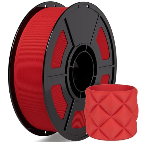 iSANMATE Matte PLA Filament 1.75mm Clown Red PLA 30-300mm/s 1KG for Bambu | Optimized for Bambu Lab Smooth Matte surface Easy to Print 3D Printer Filament Dimensional Accuracy +/- 0.02mm