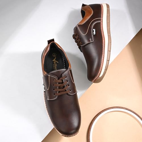 Image of Vellinto Drift Casual Derby ll Stylish Semi Formal Shoes