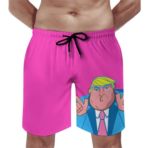Trump Swimming Shorts Surf Men's Beach Swim Trunk