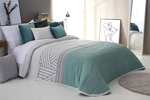 Reig Martí Colcha Verde Cama 135 cm Coach