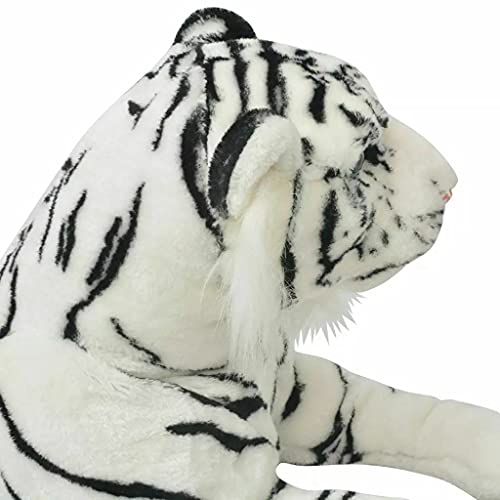 Image of Tickles Tiger Soft Stuffed Plush Animal Toy for Kids Boys & Girls Birthday Gifts (Color: White Size: 30 cm)