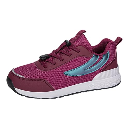 Zapatillas de deporte para mujer, antideslizantes, transpirables, ligeras, para correr, tenis, caminar, correr, correr, correr, fitness, correr, verano, etc, rojo, 40 EU