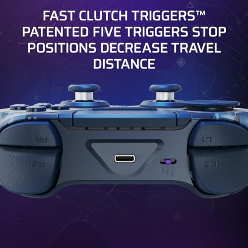 Image of PDP Victrix Pro BFG Wireless Controller for PS4 /PS5 /PC, Sony 3D Audio, Modular Back Buttons /Clutch Triggers /Joystick, Call of Duty Midnight Mask