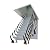 VNABO Semi-Automatic Folding Ladder Multipurpose Attic Telescopic Ladder with Ladder Hook Indoor and Outdoor Step Ladders 1102lb